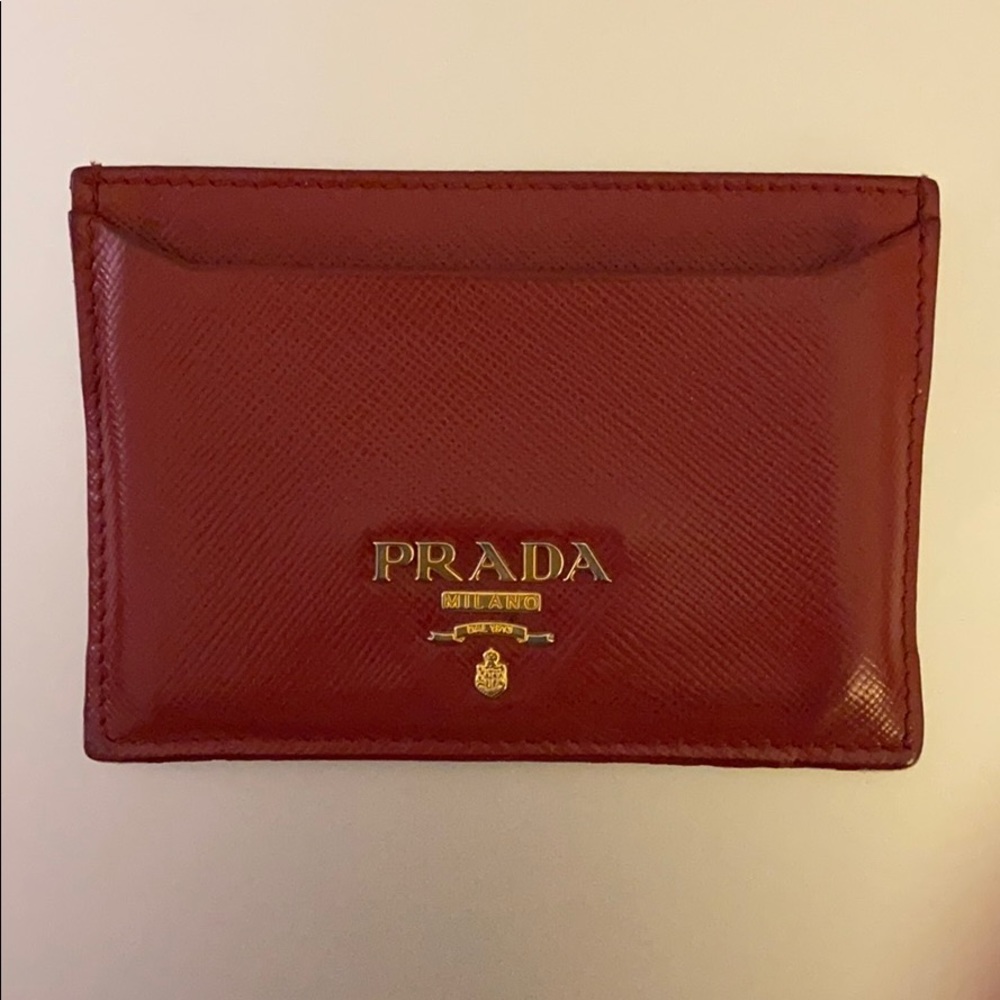 Prada credit card holder